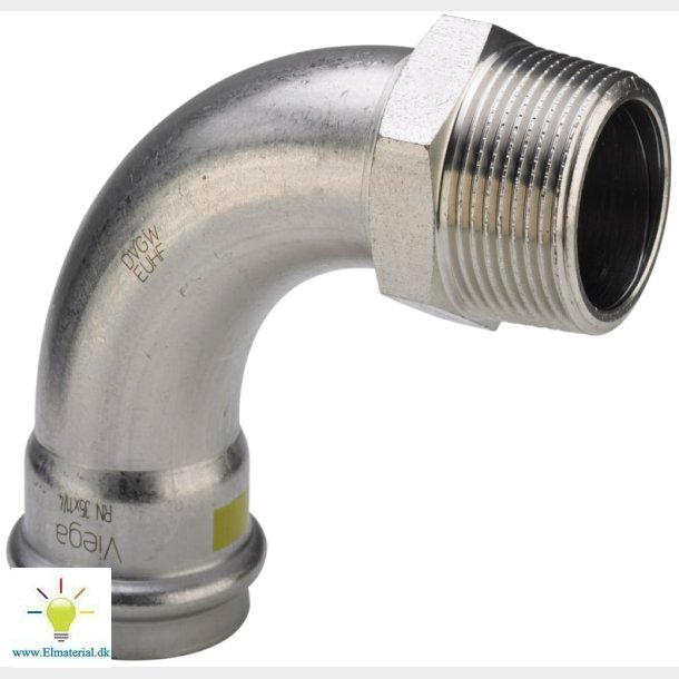 54X2" Sanp. Inox G Ovg.Bj.90&deg;
