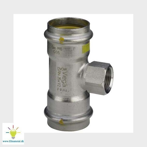 22X1/2"X22Mm Sanpr. Inox G Tee