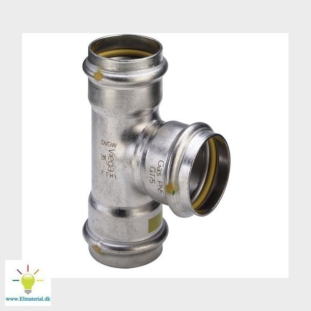 22 Mm Sanpress Inox G T-Stykke