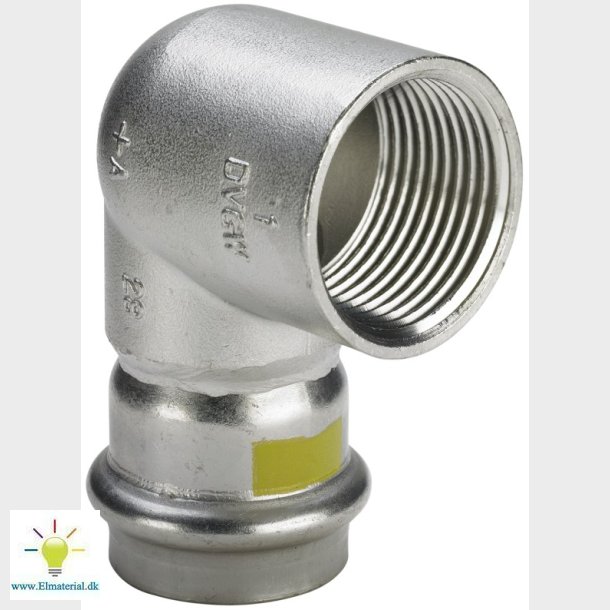 28X1" San. Inox G Ovg.Vkl. 90&deg;