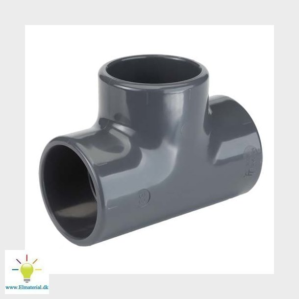 25Mm Pvc Tee El og vvs materialer