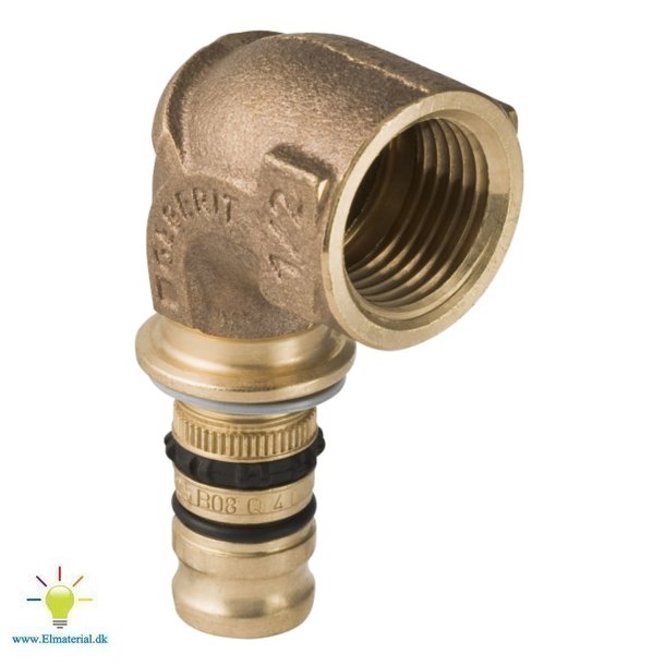 26 X 1" Mepla Vinkel Med Muffe