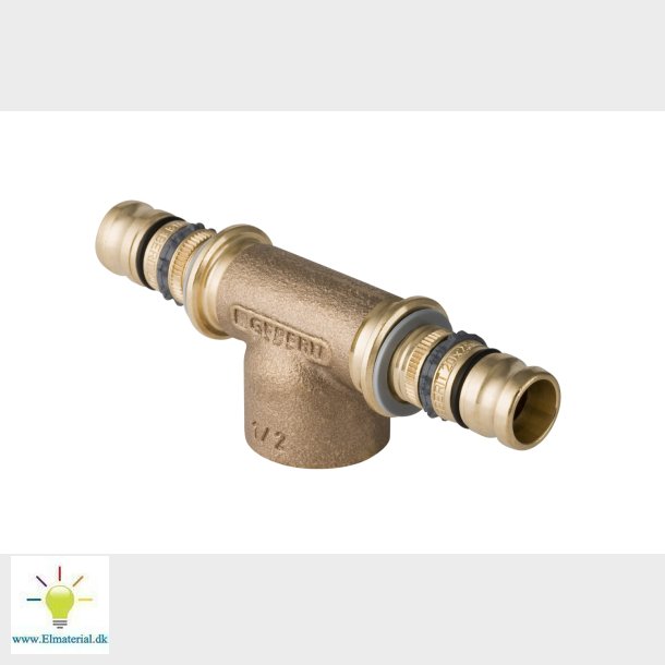 Mepla T-Stykke M. Indv. Rg 1/2