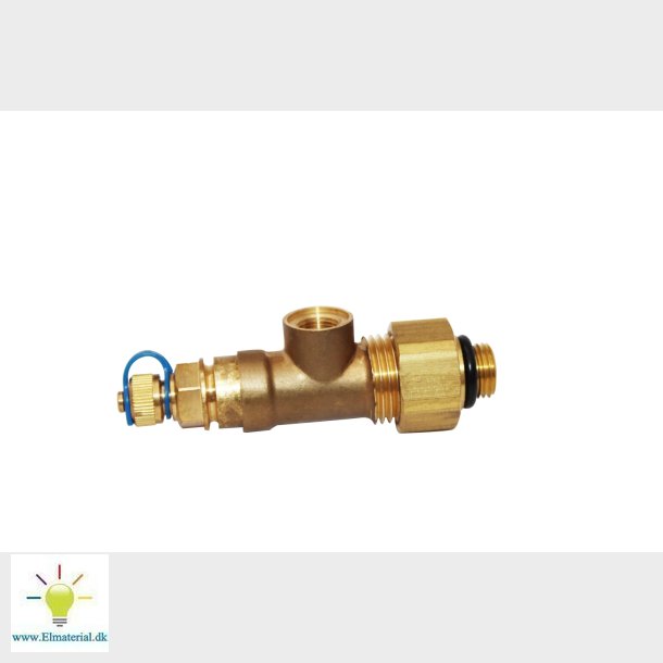 T-Stykke 1/4" M/Oml./Pt Bl