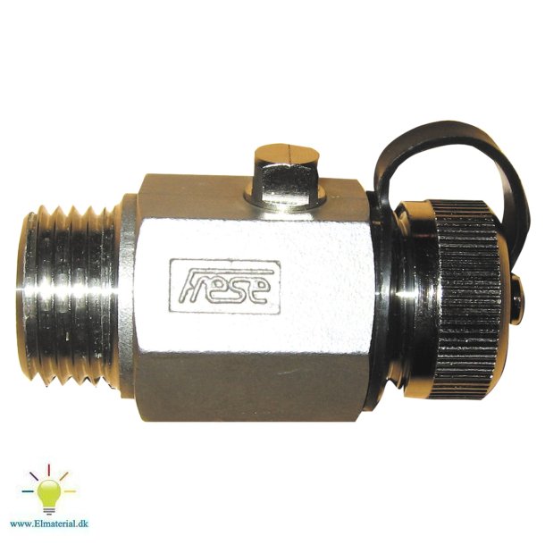 1/2" Bundhane Dn15 N/N Rustfri