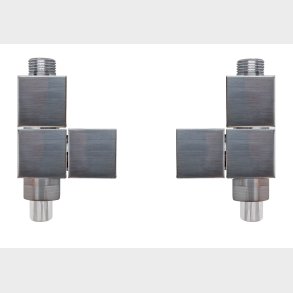 4K2 Ventilsats, L/L, Borstad