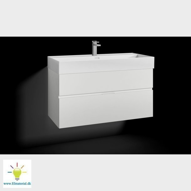 For Uskab 100X45 Hvid 2Skb1 G6