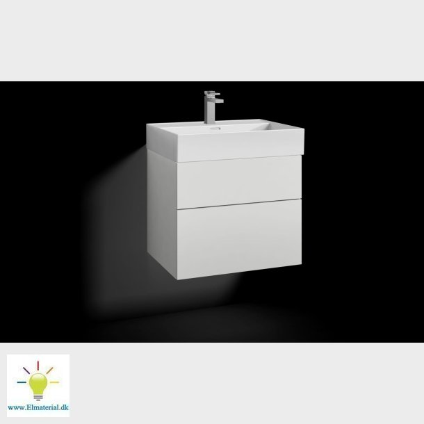 For Uskab 60X45 Hvid 2Sk B1