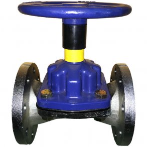 80Mm Saunders Ventil Galv./Fl.