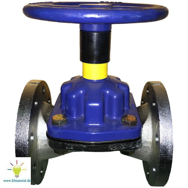 80Mm Saunders Ventil Galv./Fl.