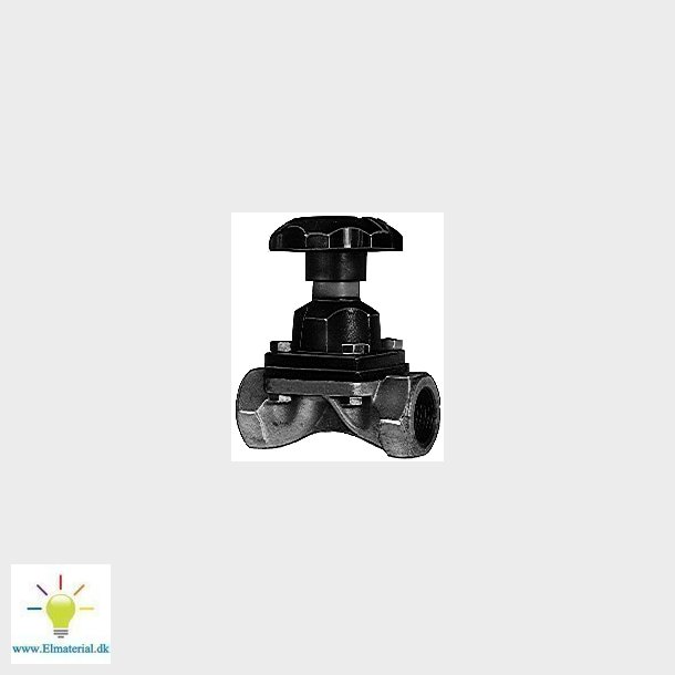 2.1/2" Saunders Ventil Rdgods