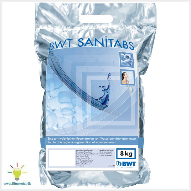 Bwt Salt Til Anlg, 8 Kg.