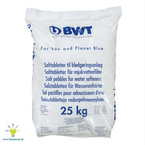 Bwt Salt Til Anlg, 25 Kg.