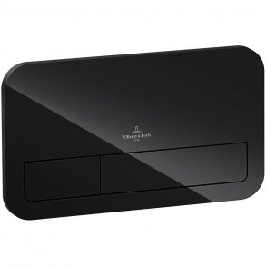 V&B Viconnect V&auml;ggtryck Svart glas