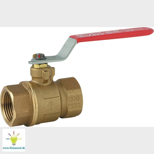 3/4" Rdgods Kugleventil M/M