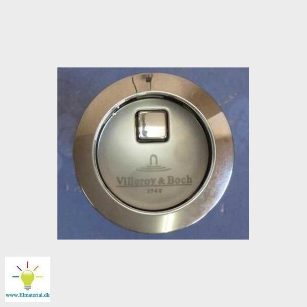 V&B Trykknap Duo Rund Krom