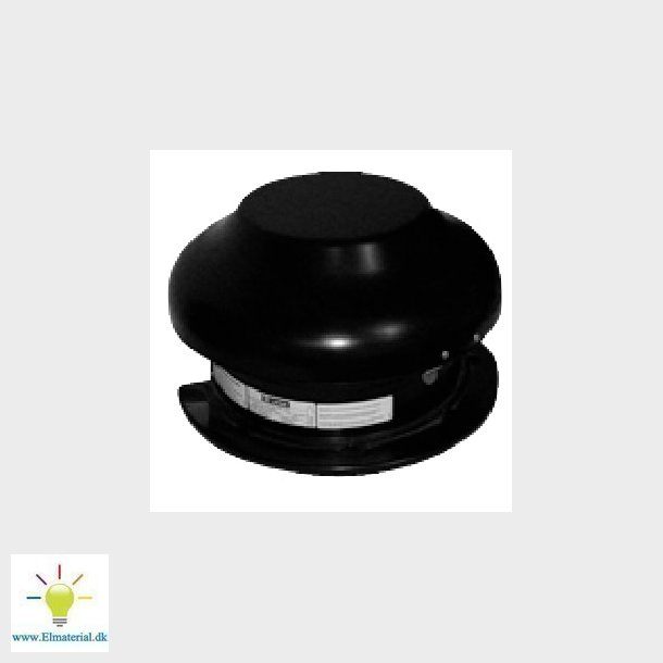 Tagvent. Tkc 300, Sort, M/ Ec