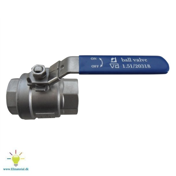 2'' 2-Delt Kuglehane Rf. Va