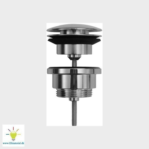 Push-Open Bundventil Krom