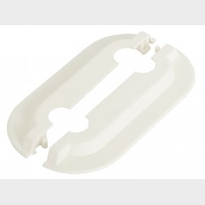 Dobbelt Gulvroset 13/15Mm Hvid