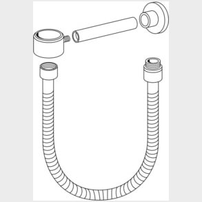 V&auml;ggf&auml;ste / Slang T / G1 / G2 Dusch