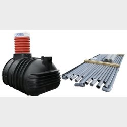 Wavin 5Pe 2300L M/Pumpe Kompl.