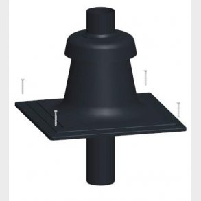 Topplock F / Skorsten 80Mm