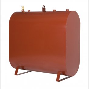 1200L.Oval oljetank U.Dors Röd