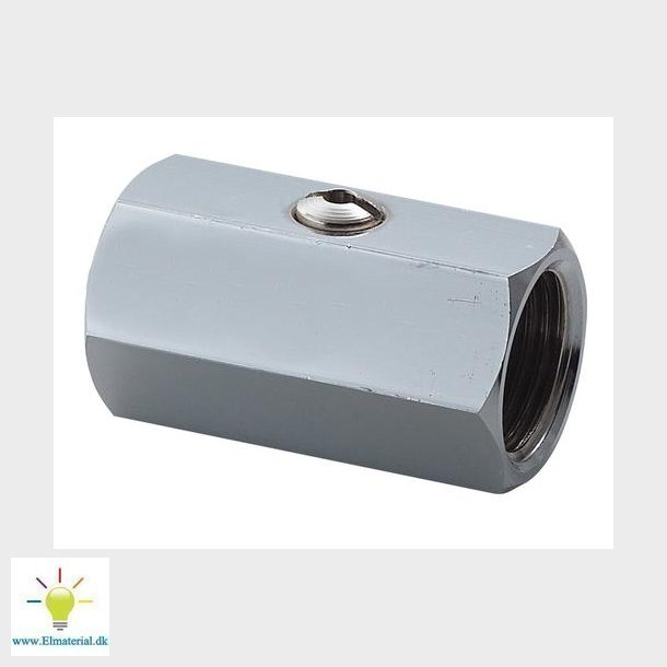 3/4" Kuglehane Krom Mf.Mf.