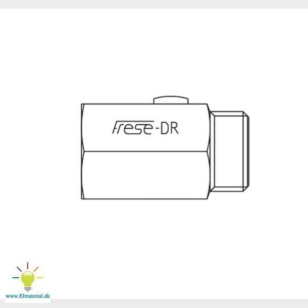 3/4" Kuglehane Ubehand.Mf.Np.