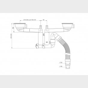 V-Lock 12725 Dubbla ldor 3,5