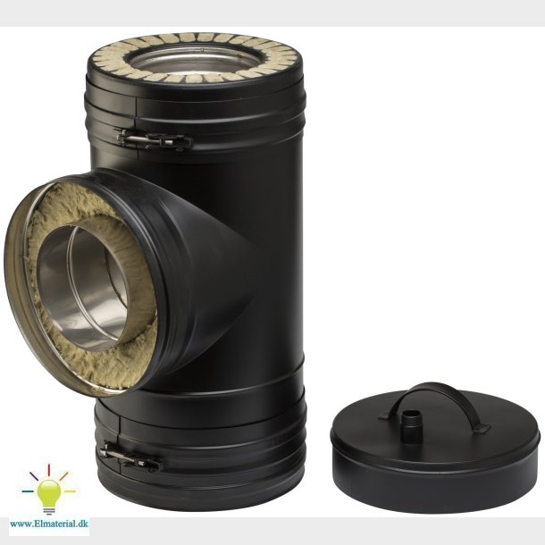 80Mm M.B. Wood T-Stykke 90&deg;