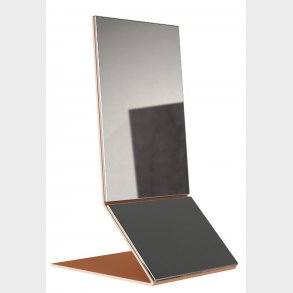 Bordsspegel med baksida i koppar