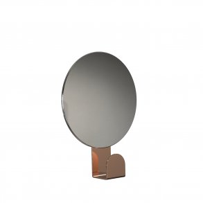 Väggspegel med kopparkrok