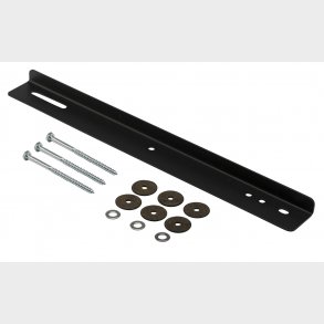 MB Taksteg T / Korrugerad plt, Svart