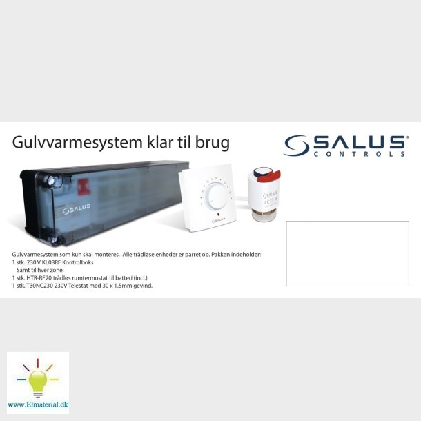 Salus Golvv&auml;rme Set 7 Zoner