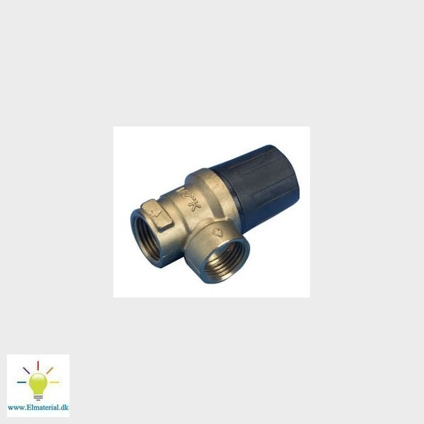 1/2" Sikkerhedsventil 2.5Bar