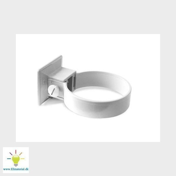 75Mm Hvid Plast Rrhold 2Stk