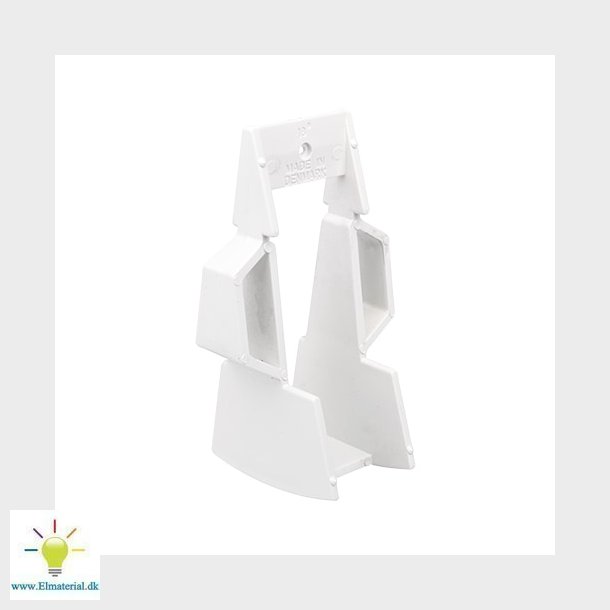 Plastkile 18&deg;/27&deg; Hvid