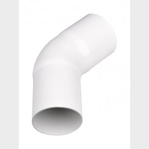 Böjning 110 mm 45 ° Vit