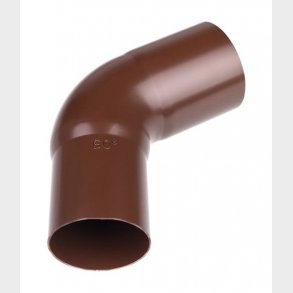 Böjning 90 mm 60 ° Brun