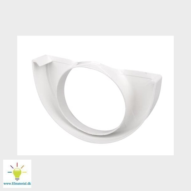 Endebund Med Hul 11/75 Hvid