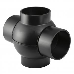 Peh dubbelt grenrör 180 °  75