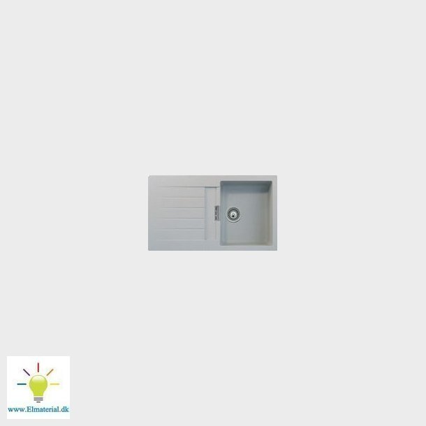 Granit Primus Hvid Vask M/Bakk