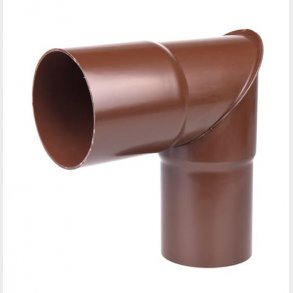 Knärör 75 mm 90 ° Brun