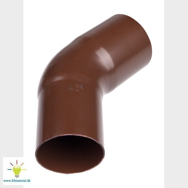 Bjning 90 Mm 45&deg; Brun
