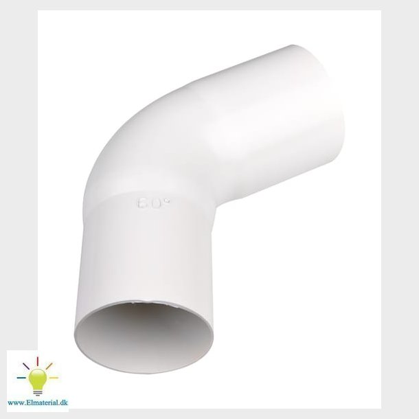 Bjning 90 Mm 60&deg; Hvid