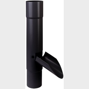 Vattenautomat M / klaff 75 mm Svart