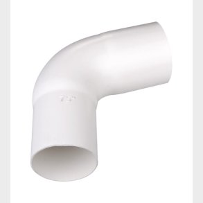 Böjning 110 mm 75 ° Vit