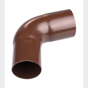 Böjning 110 mm 75 ° Brun